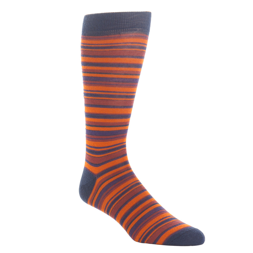 purple and orange dress socks Premium Orange Purple Dot Dress Socks