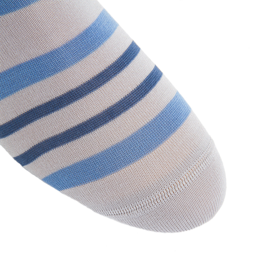 Made-In-USA-Stripe-Cotton-Sock