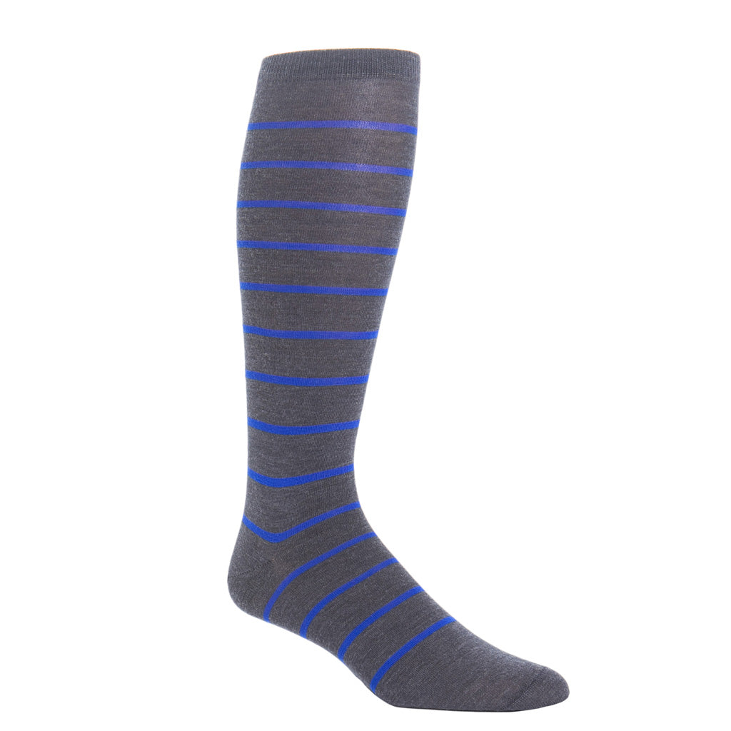 Over-The-Calf-Wool-Striped-Sock