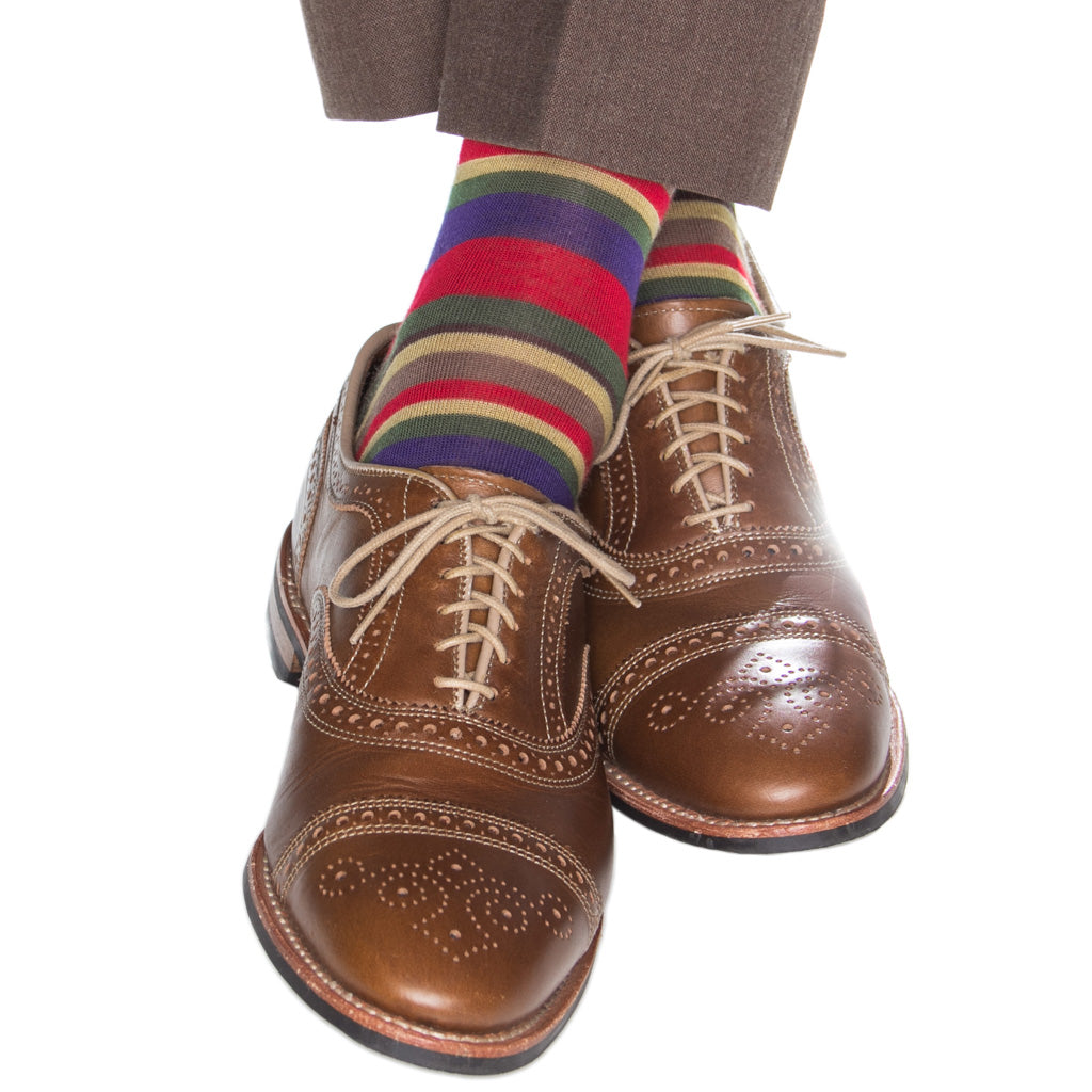 Multi-Colored-Wool-Sock
