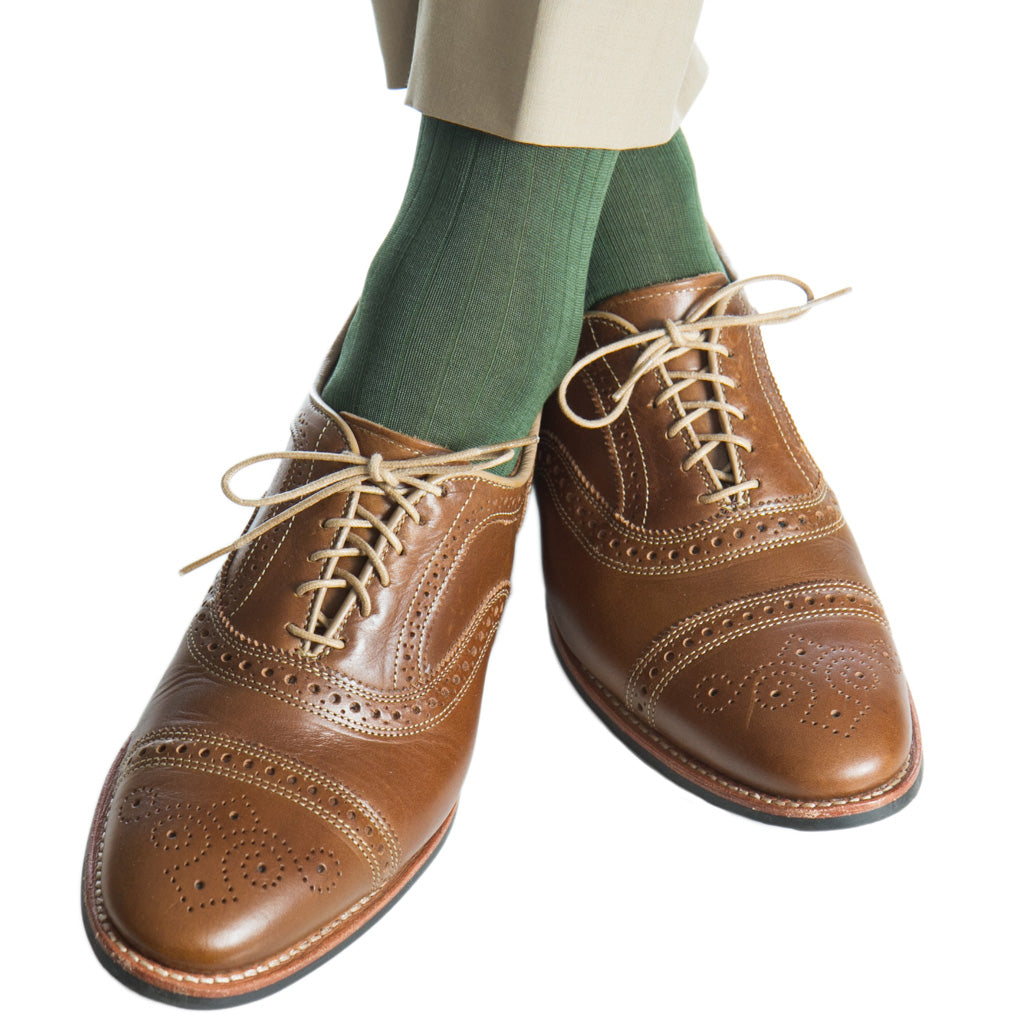 forest green dress socks Hunter Green Polka Dot Dress Socks