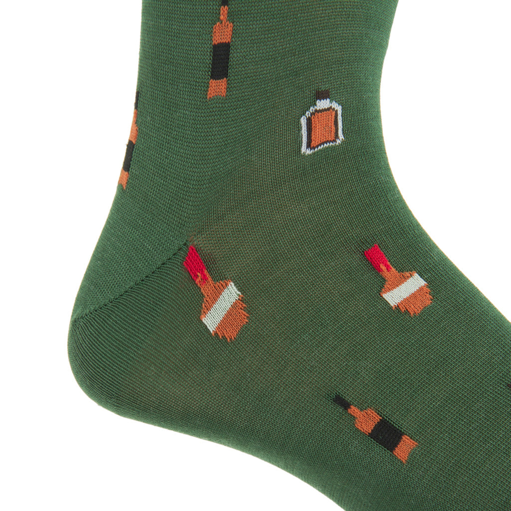 Pine-Green-MC-Bourbon-Socks