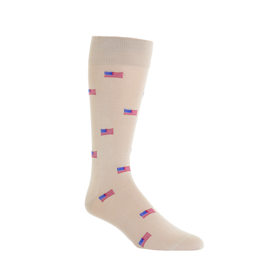Flag-Cotton-Made-In-USA-Sock