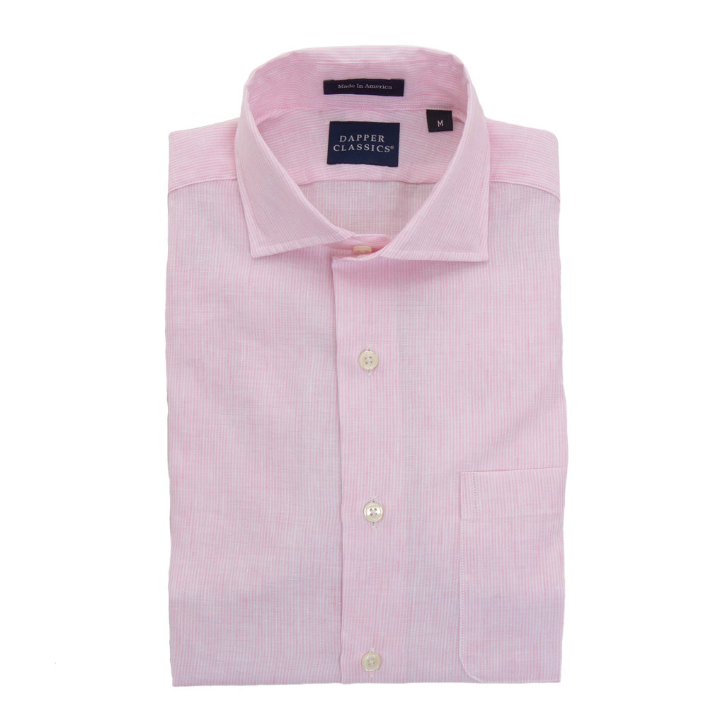 Linen-American-Shirt-Pink