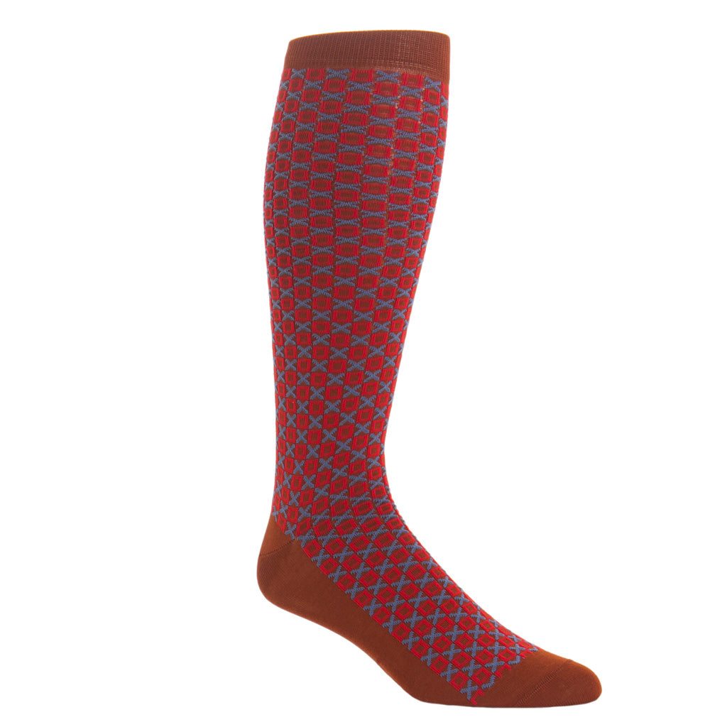 Over-The-Calf-Cotton-Sock-Patterned