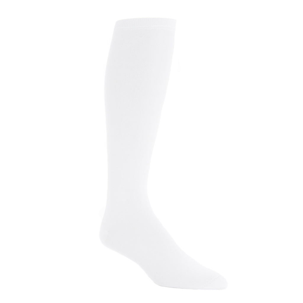Over-The-Calf-White-Formal-Sock