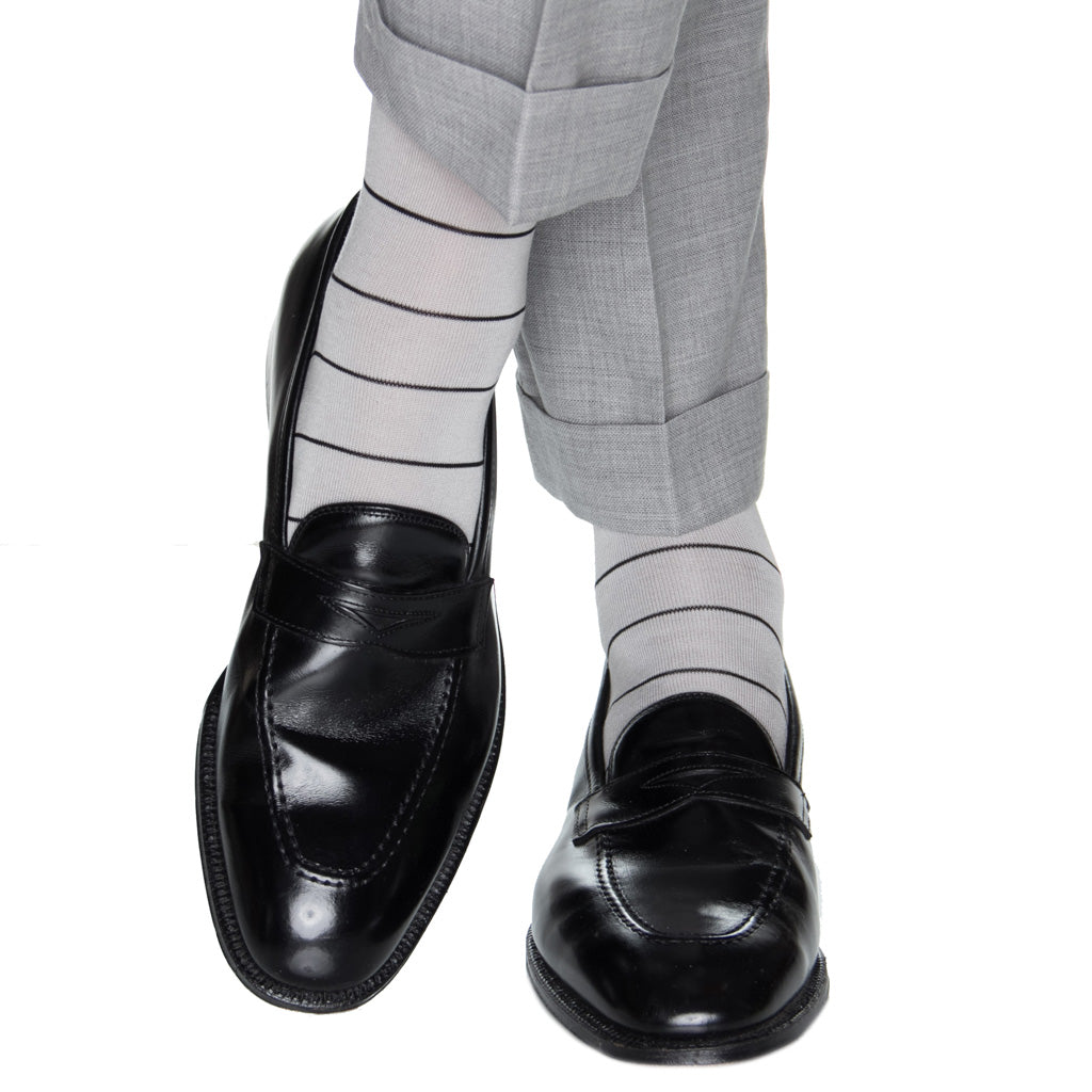 black-stripe-sock