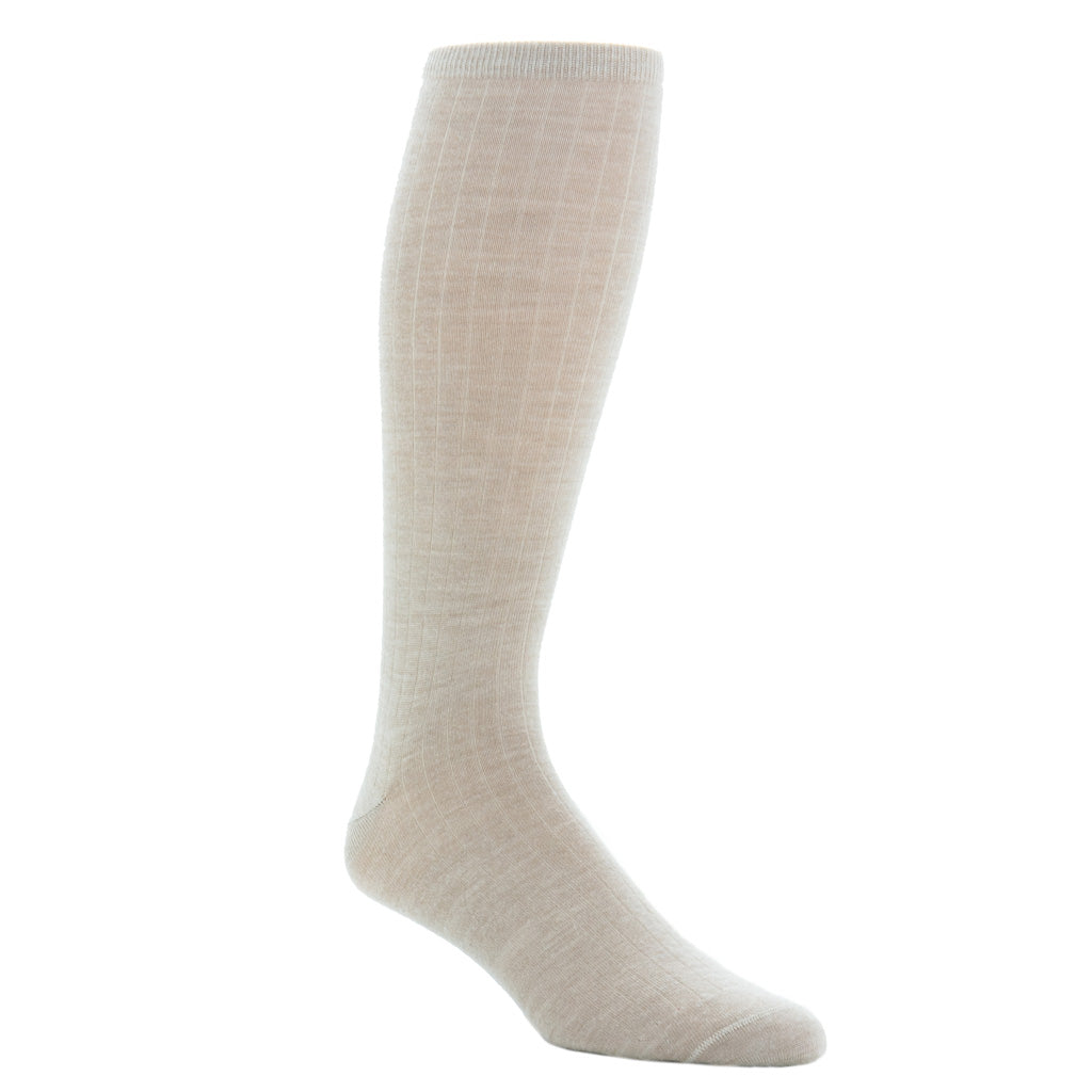 Camel-Solid-Cashmere-Sock