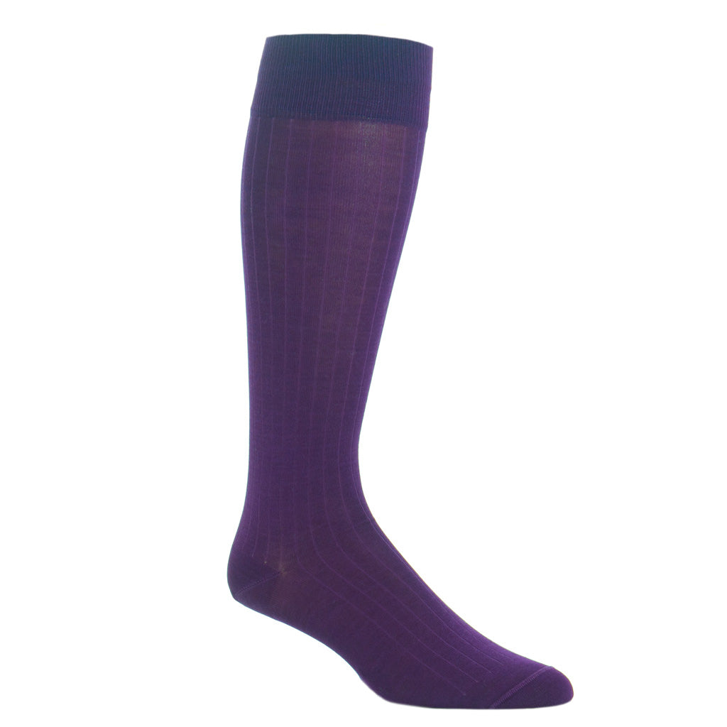 Purple-Cotton-Sock