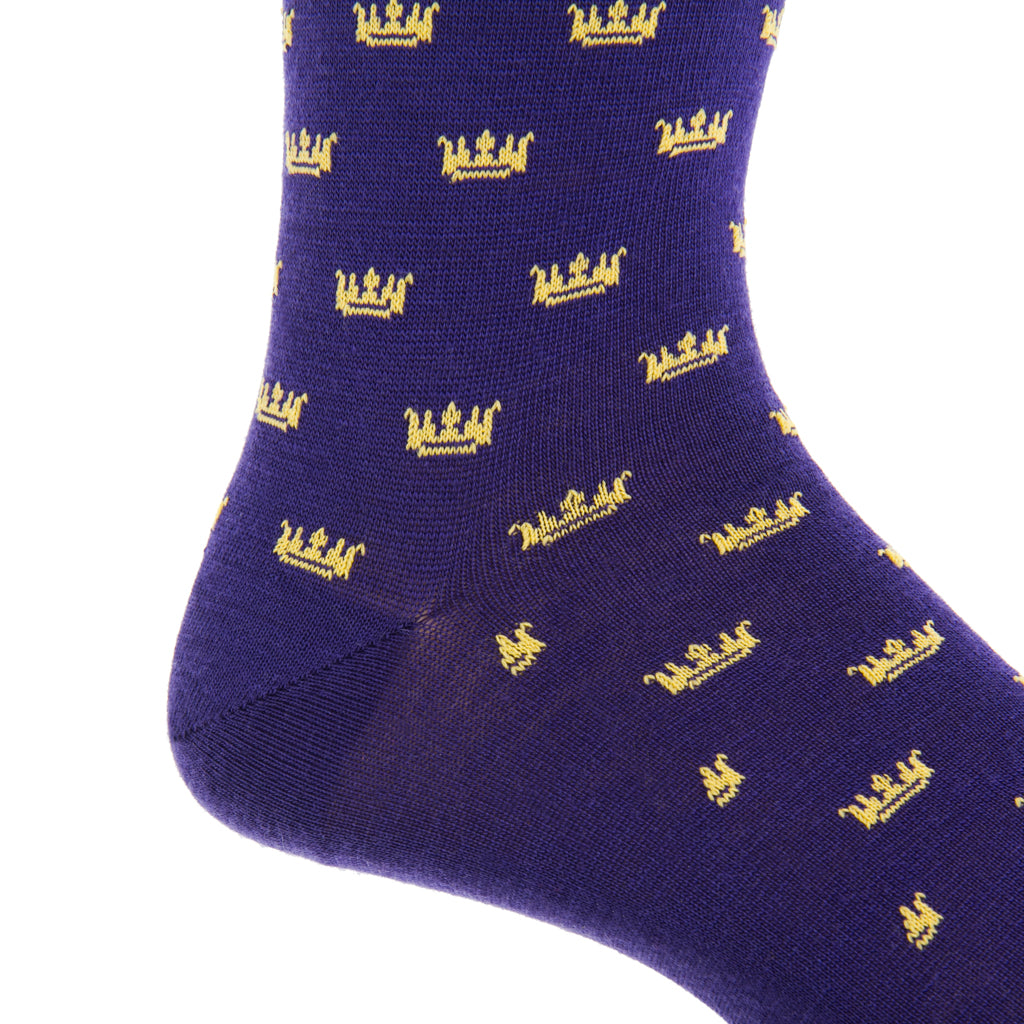 Purple-Wool-Sock