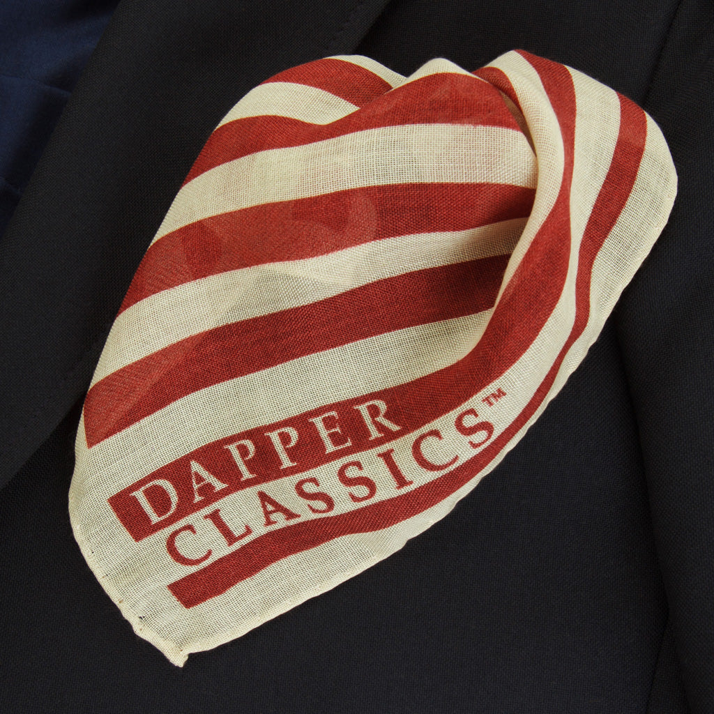 Vintage American Flag with Eagle Pocket Square
