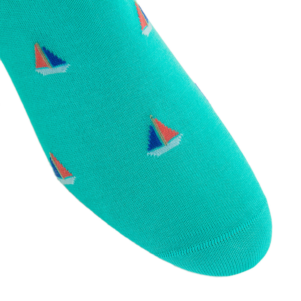 Ceramic-Yolk-Blue-Sailboat-Cotton-Sock