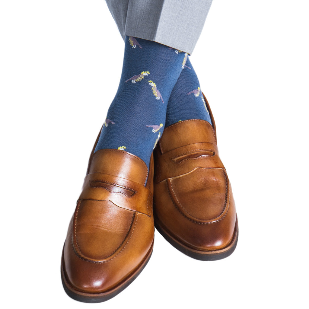 Quail-Bay-Blue-Wool-Sock