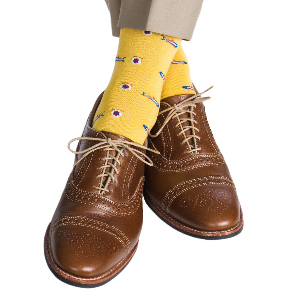Yolk-Fishing-Trout-Cotton-Sock