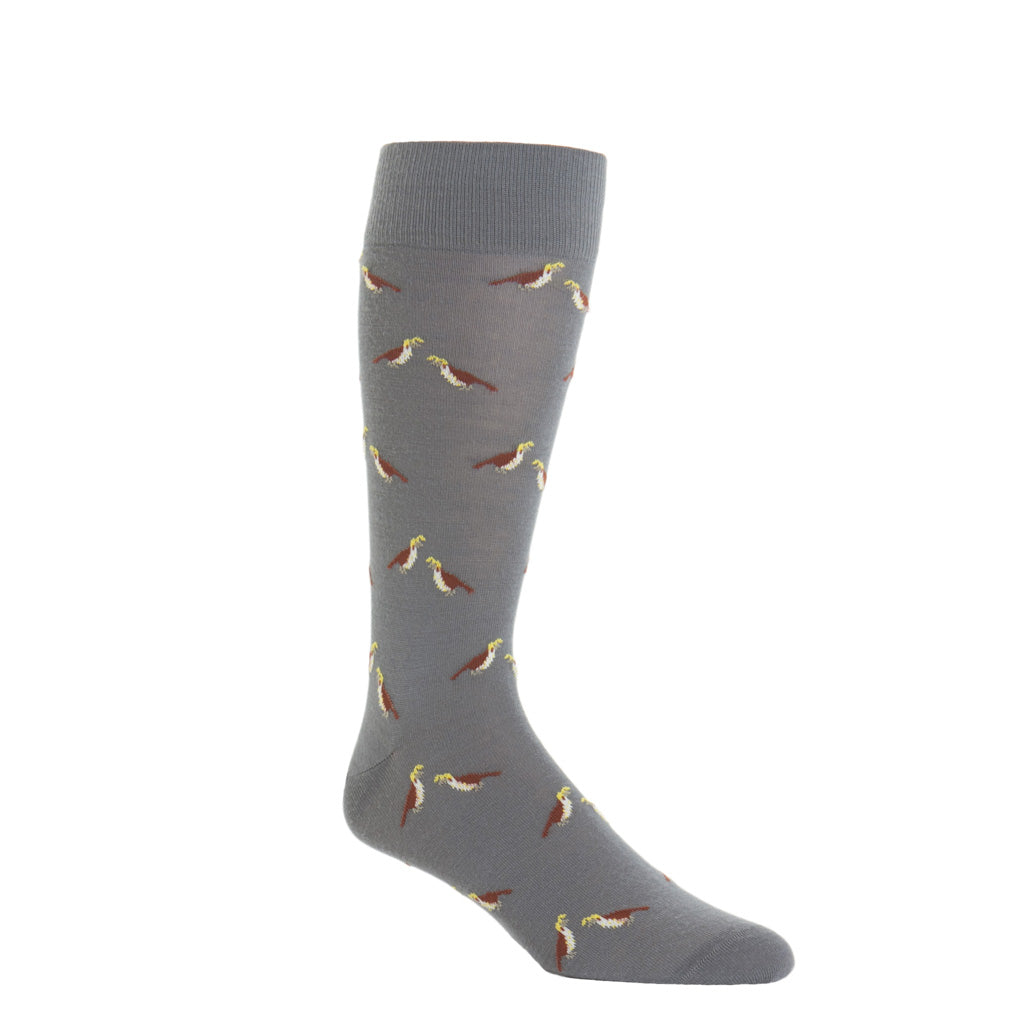 Over-The-Calf-Wool-Mercury-Gray-Quail