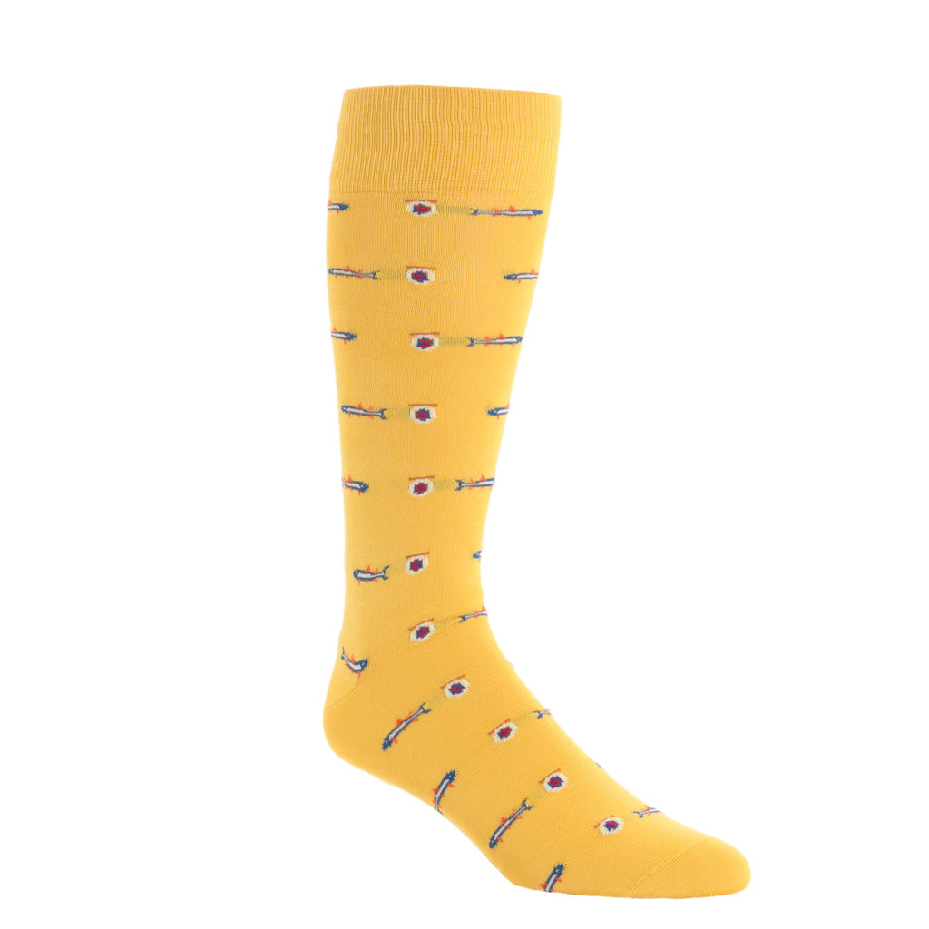 Over-the-Calf-Yolk-Fishing-Trout-Cotton-Sock