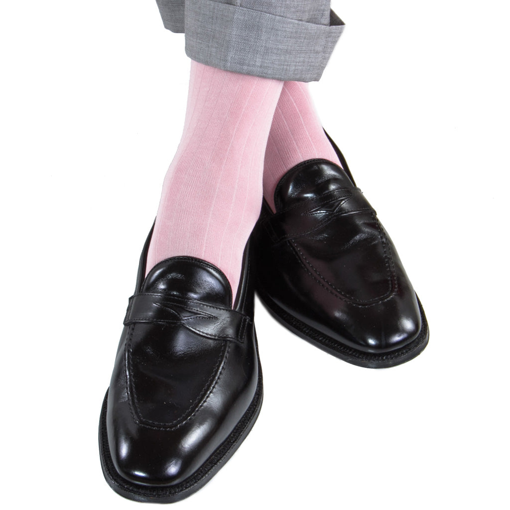 American-Made-Pink-Wool-Sock