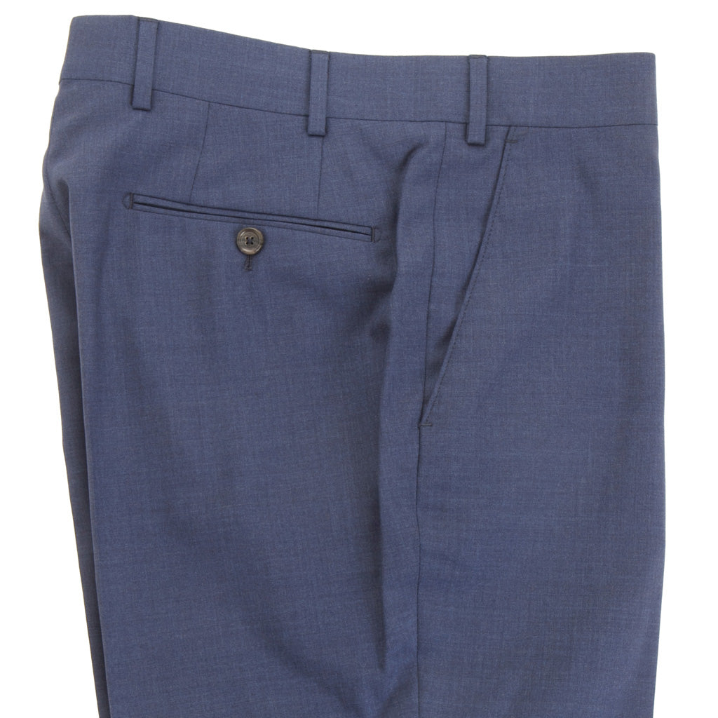 Trim Fit Navy Trouser Super 120's Tropical Wool