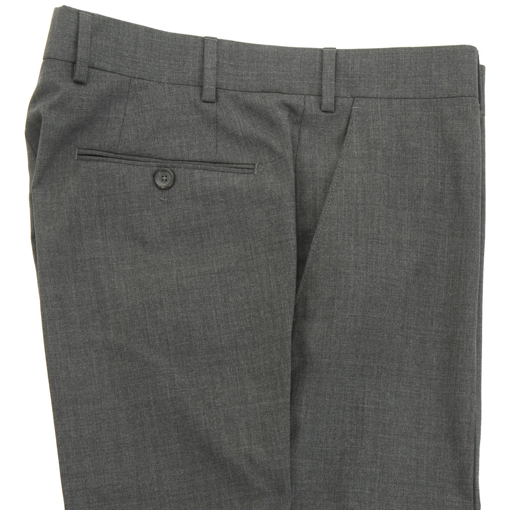 Classic Fit Charcoal Trouser Super 120's Tropical Wool