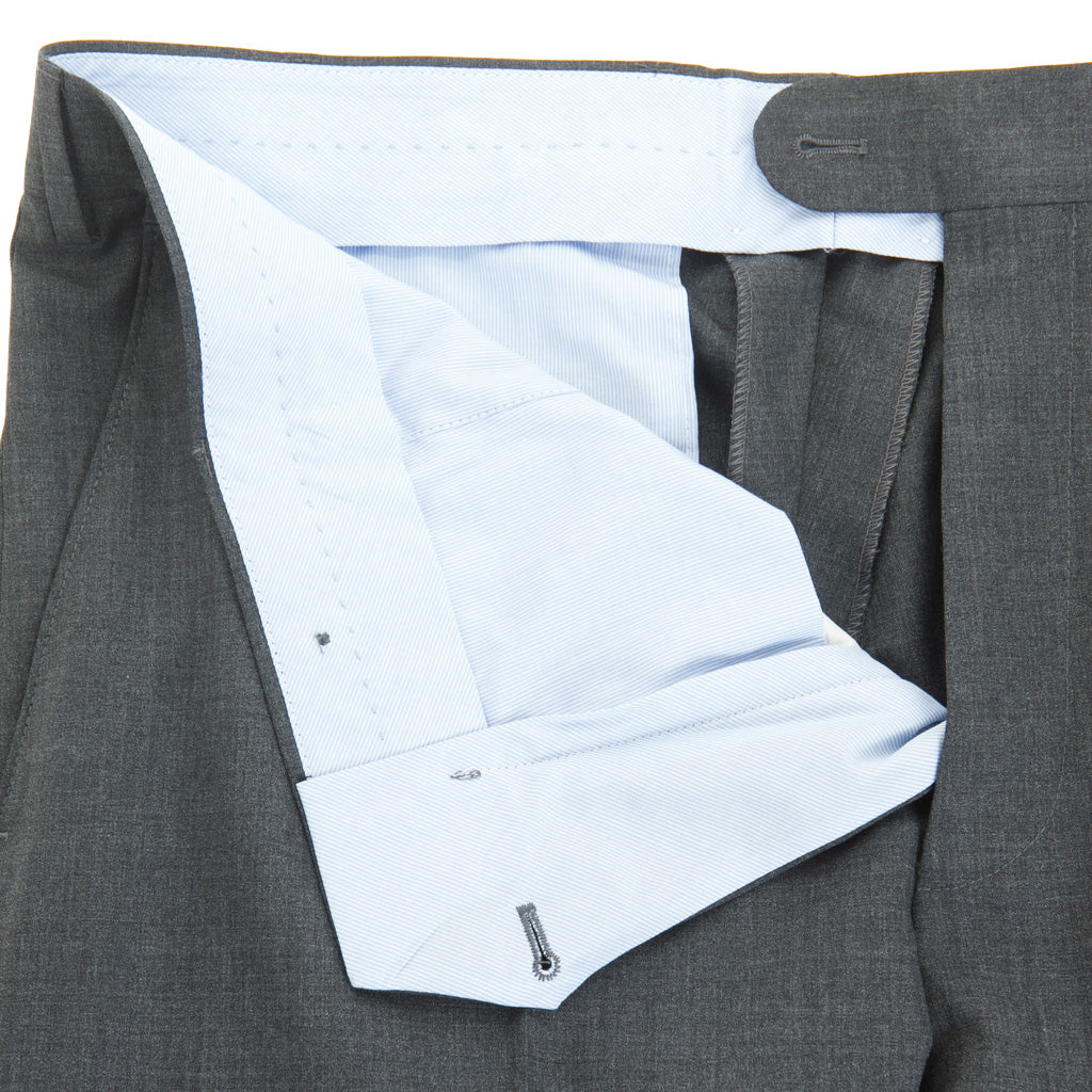 Trim Fit Charcoal Trouser Super 120's Tropical Wool