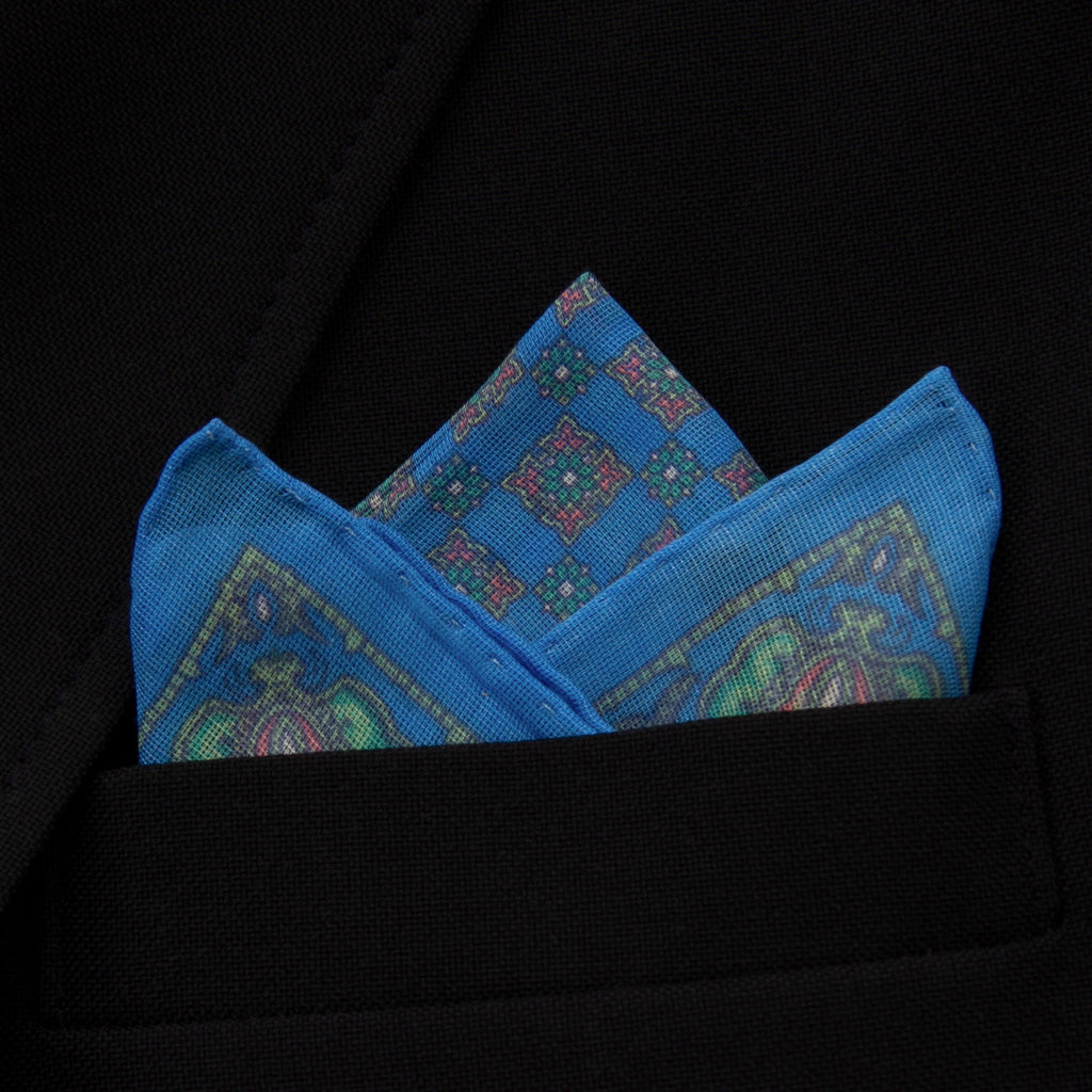 Blue-Pocket-Square