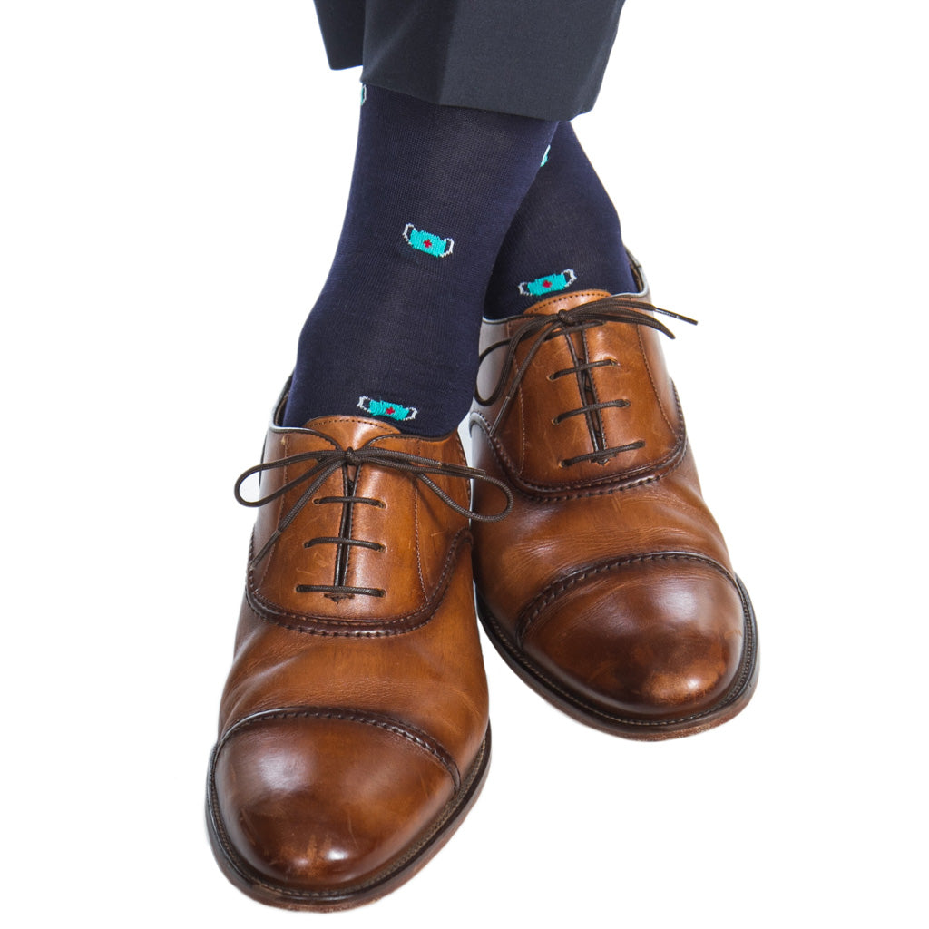 Navy-Sock-With-Mask