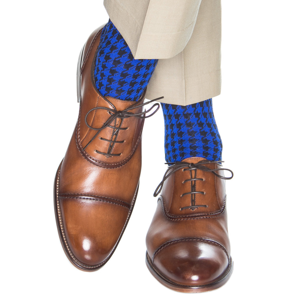 Wool-Houndstooth-Sock