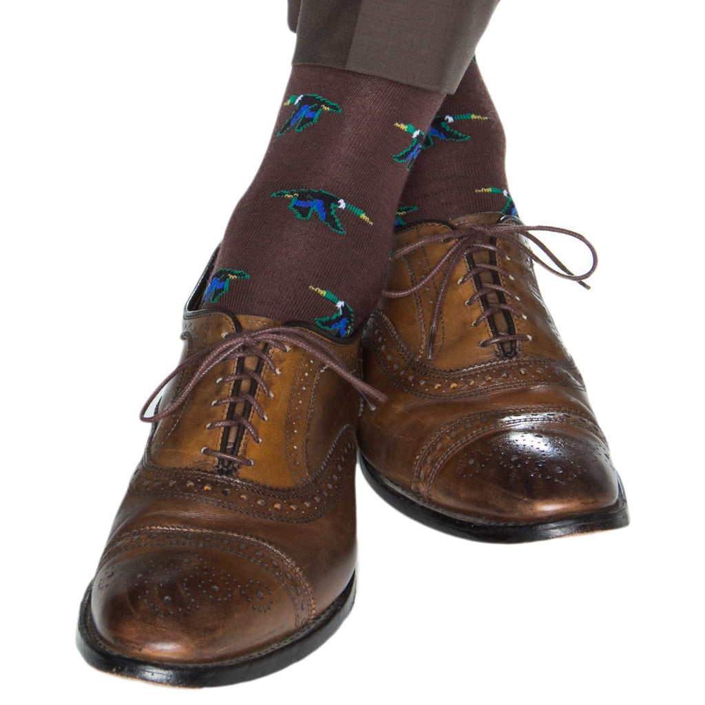 Flying-Mallord-Brown-Sock-Wool