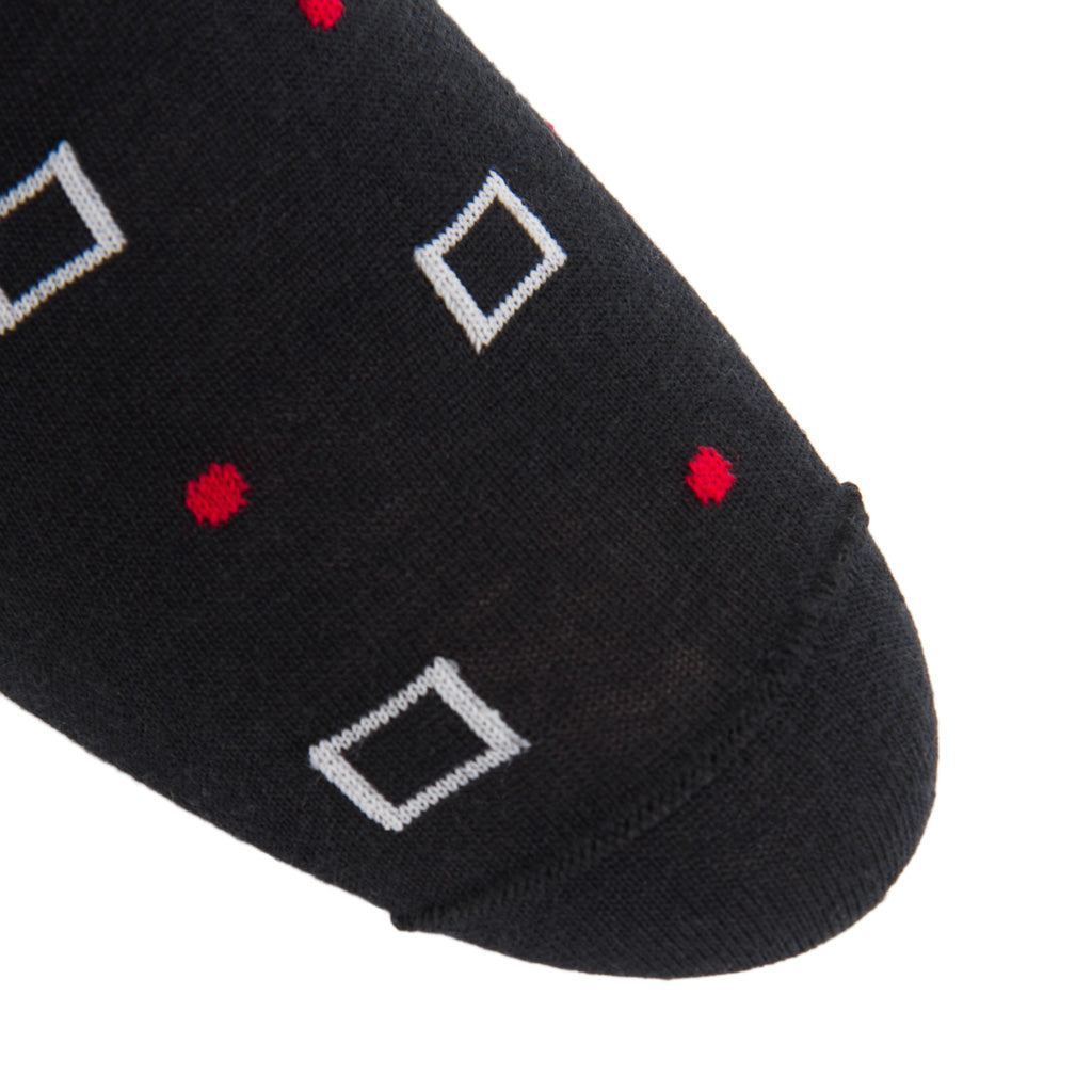 Made-In-USA-Black-Gray-Red-Neats-Wool-Sock