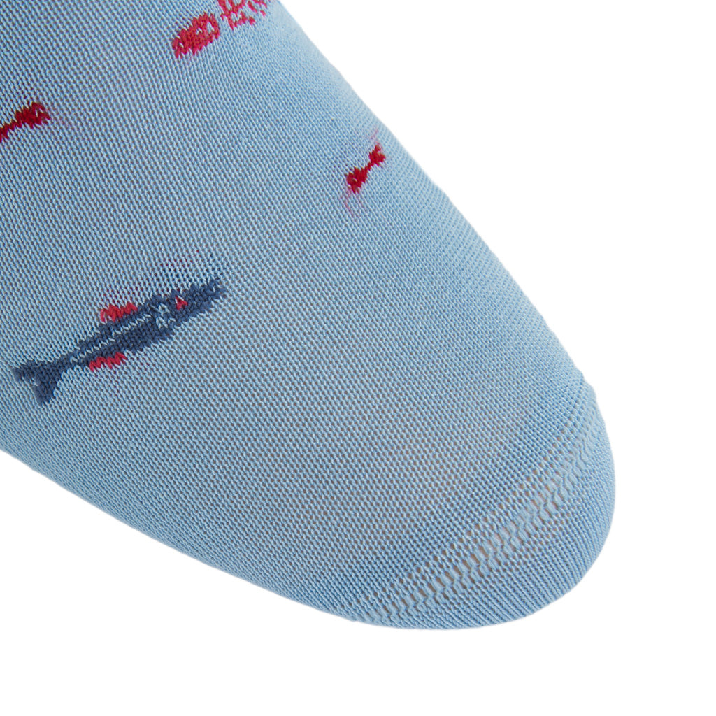 Cotton-Sock-Blue