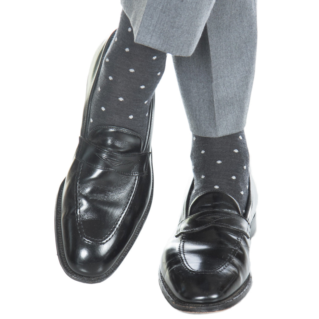 Charcoal-Ash-Dot-Sock