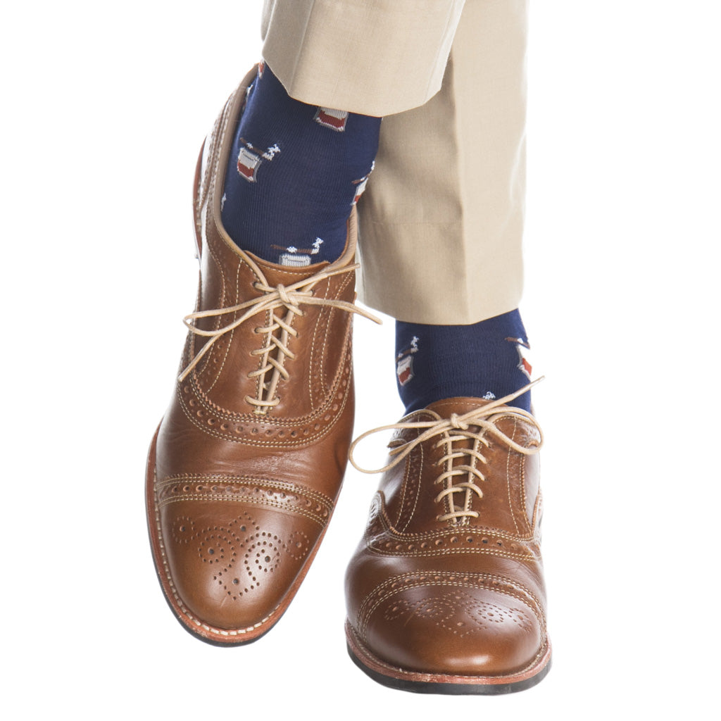 Bourbon-Cigar-Mens-Cotton-Sock