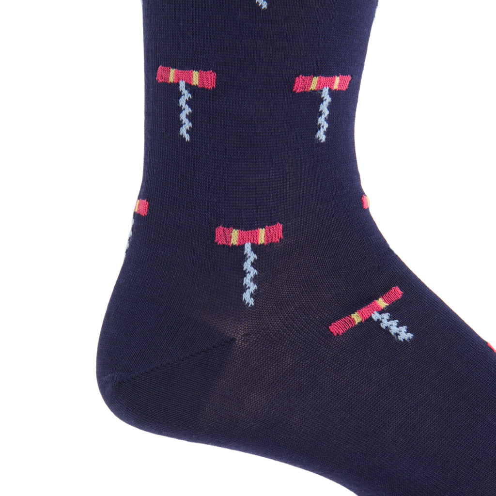 Navy-Cotton-Sock