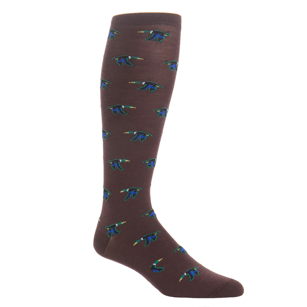 Over-The-Calf-Flying-Mallard-Sock-USA-Made
