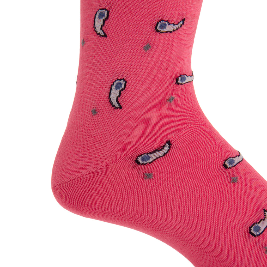 Coral-Blue-Ash-Paisley-Sock-Mid-Calf