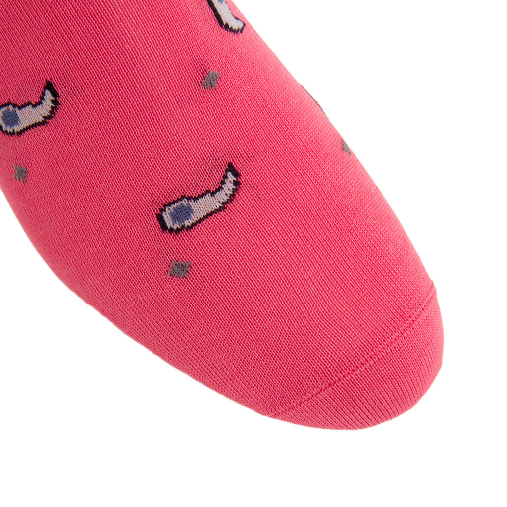 Coral-Cotton-Paisley-Sock-USA