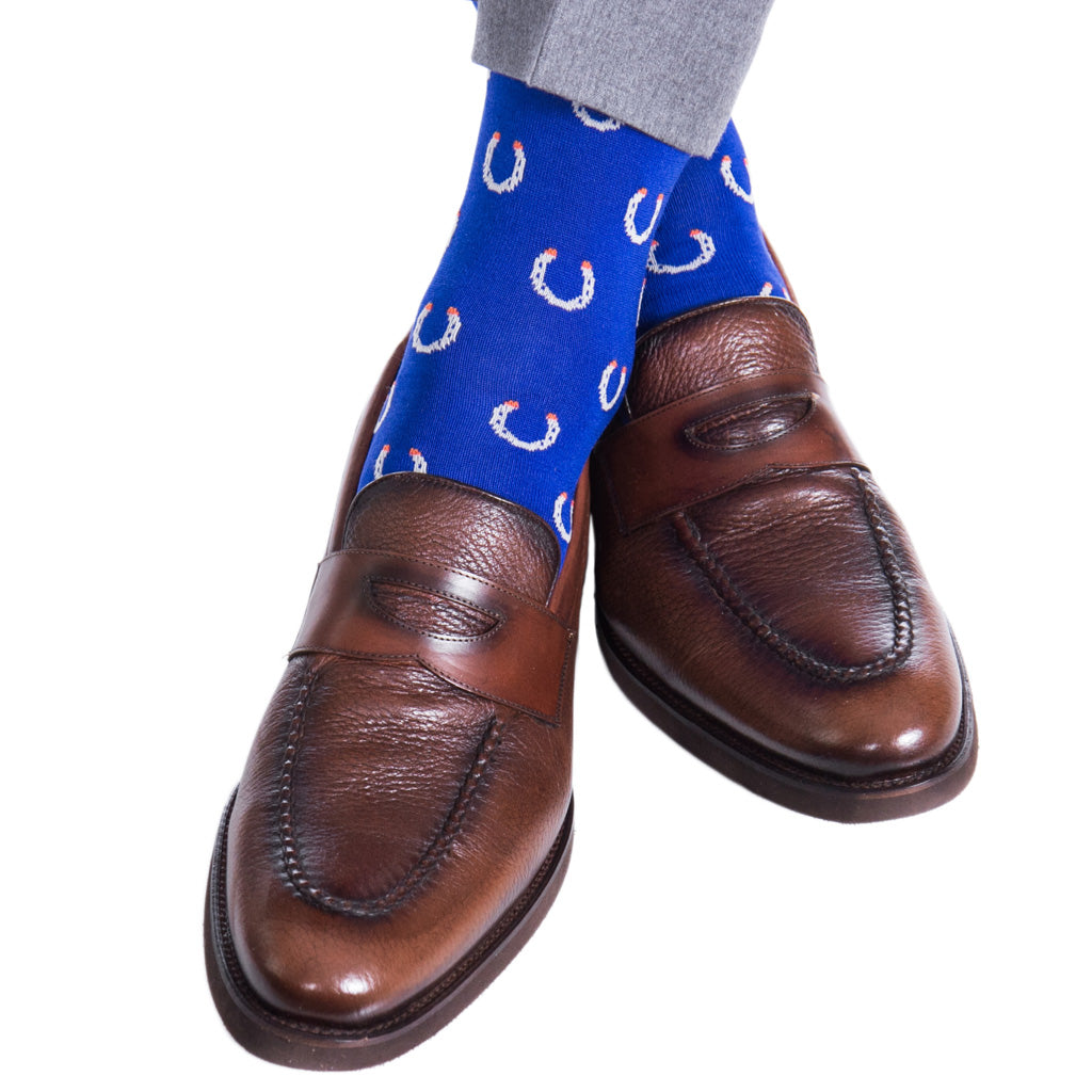 Blue-Horseshoe-Mens-Sock