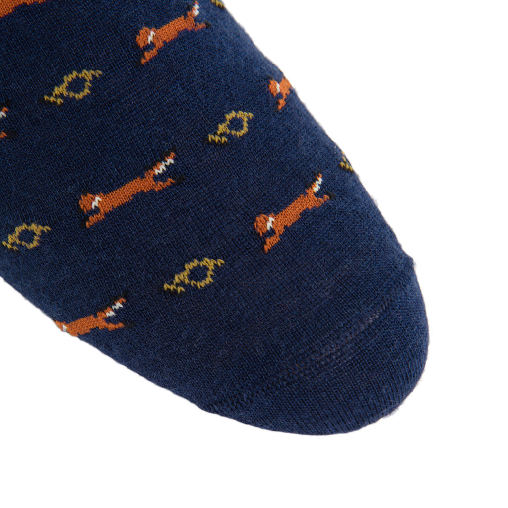 Made-In-USA-Fox-Horn-Wool-Sock