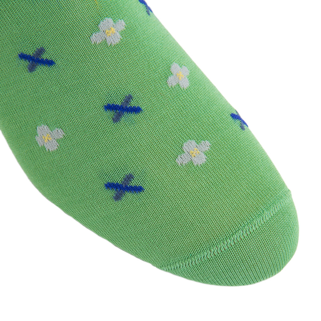 Flower-Neat-Sock-Cotton