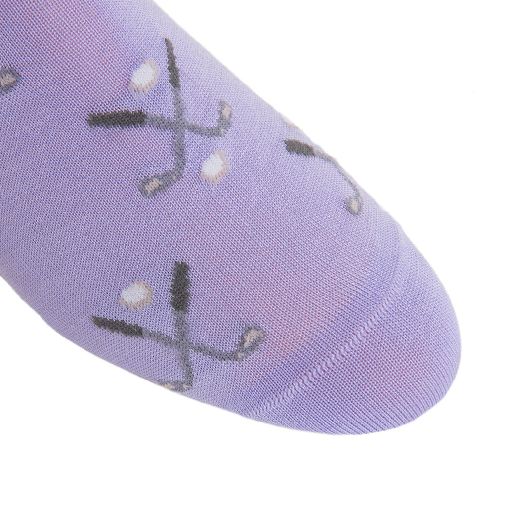 Golf-Sock-Lavendar-Fun-Sock