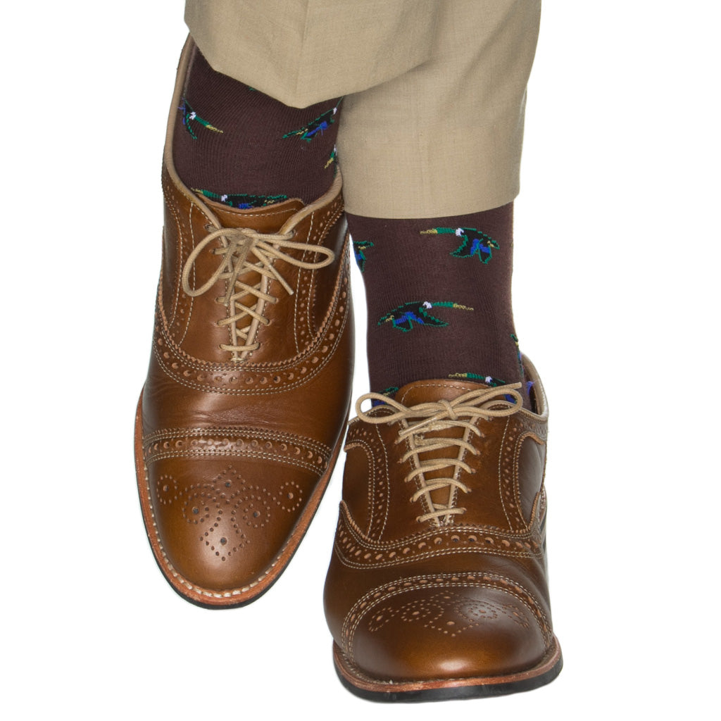 Black-Mallard-Wool-Sock