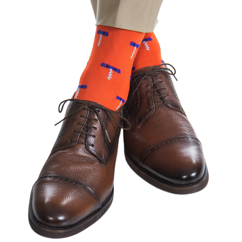 Corkscrew-Cotton-Sock