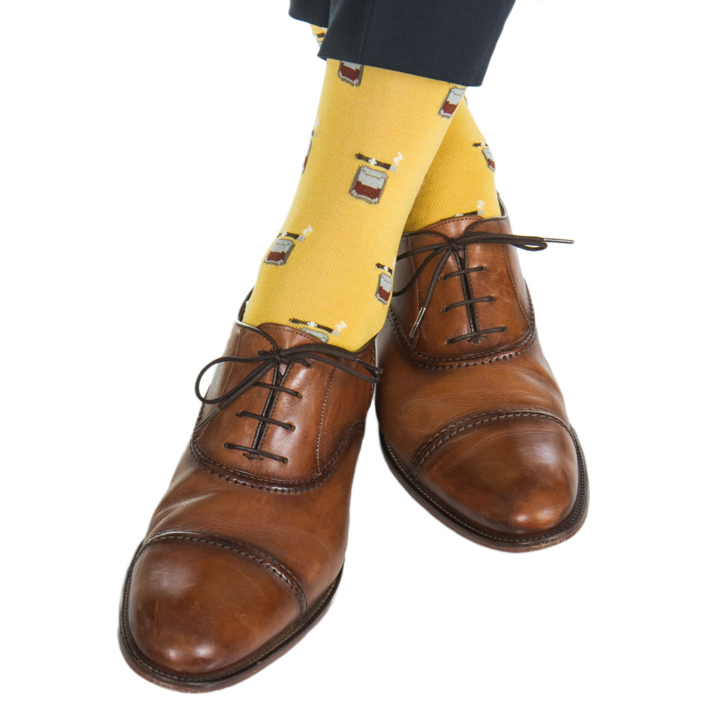 Made-In-USA-Cotton-Bourbon-Cigar-Sock