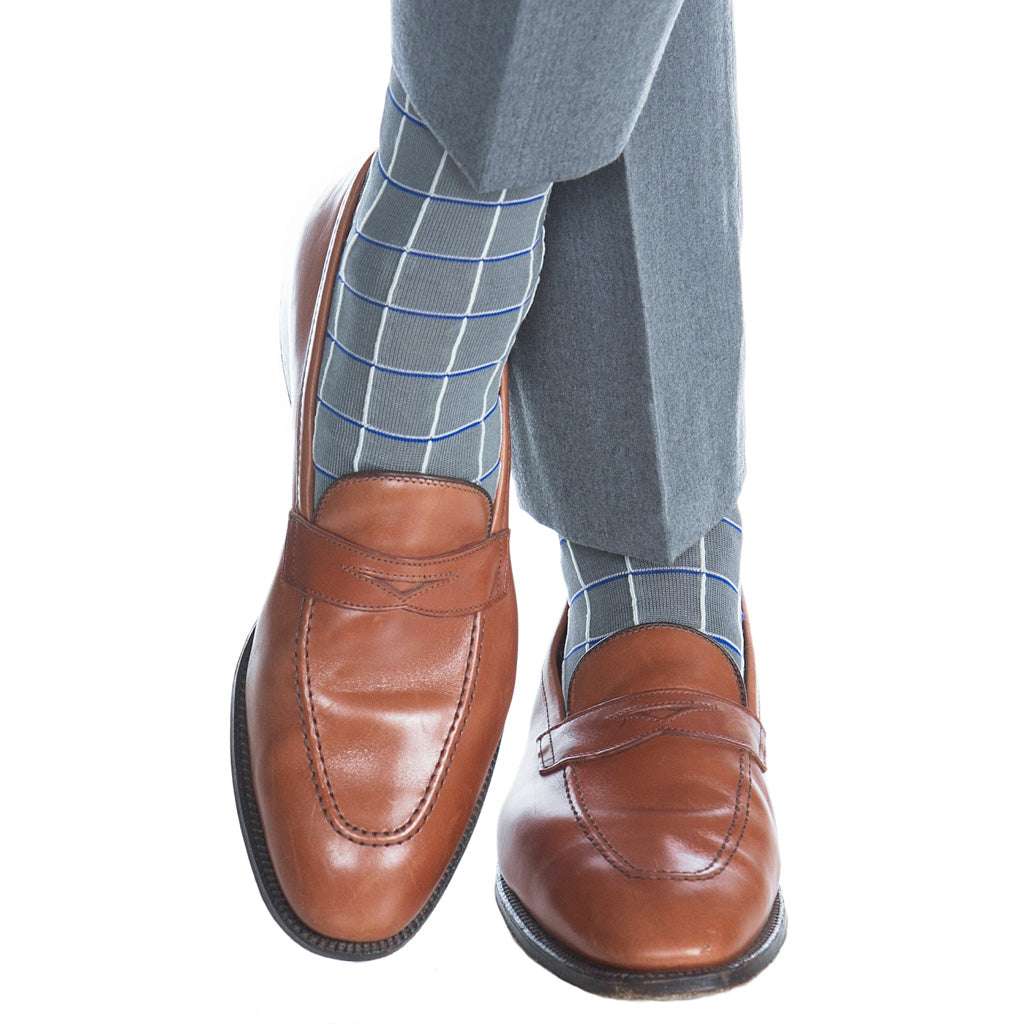 Window-Pane-Cotton-Sock