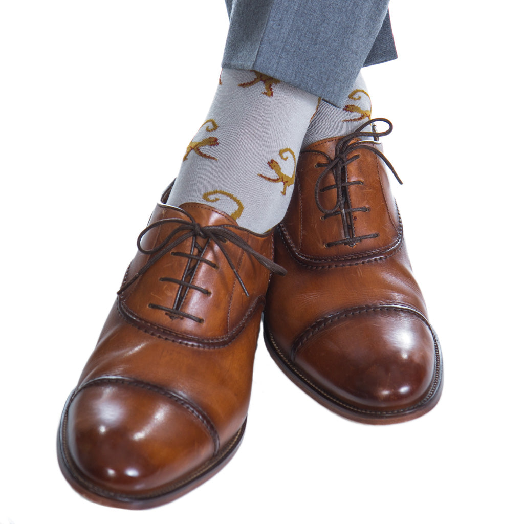 OTC-Monkey-Cotton-Sock-Ash-Grey
