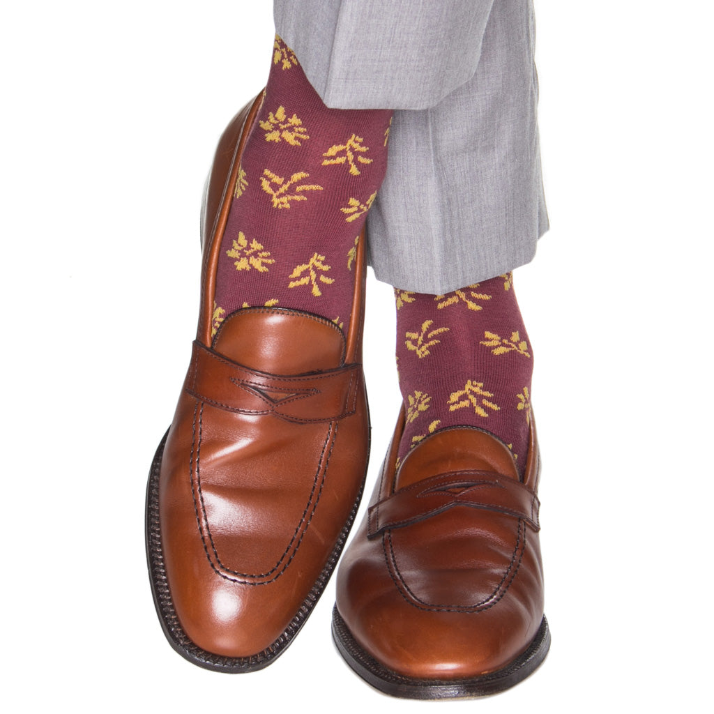 Patterned-Wool-Sock