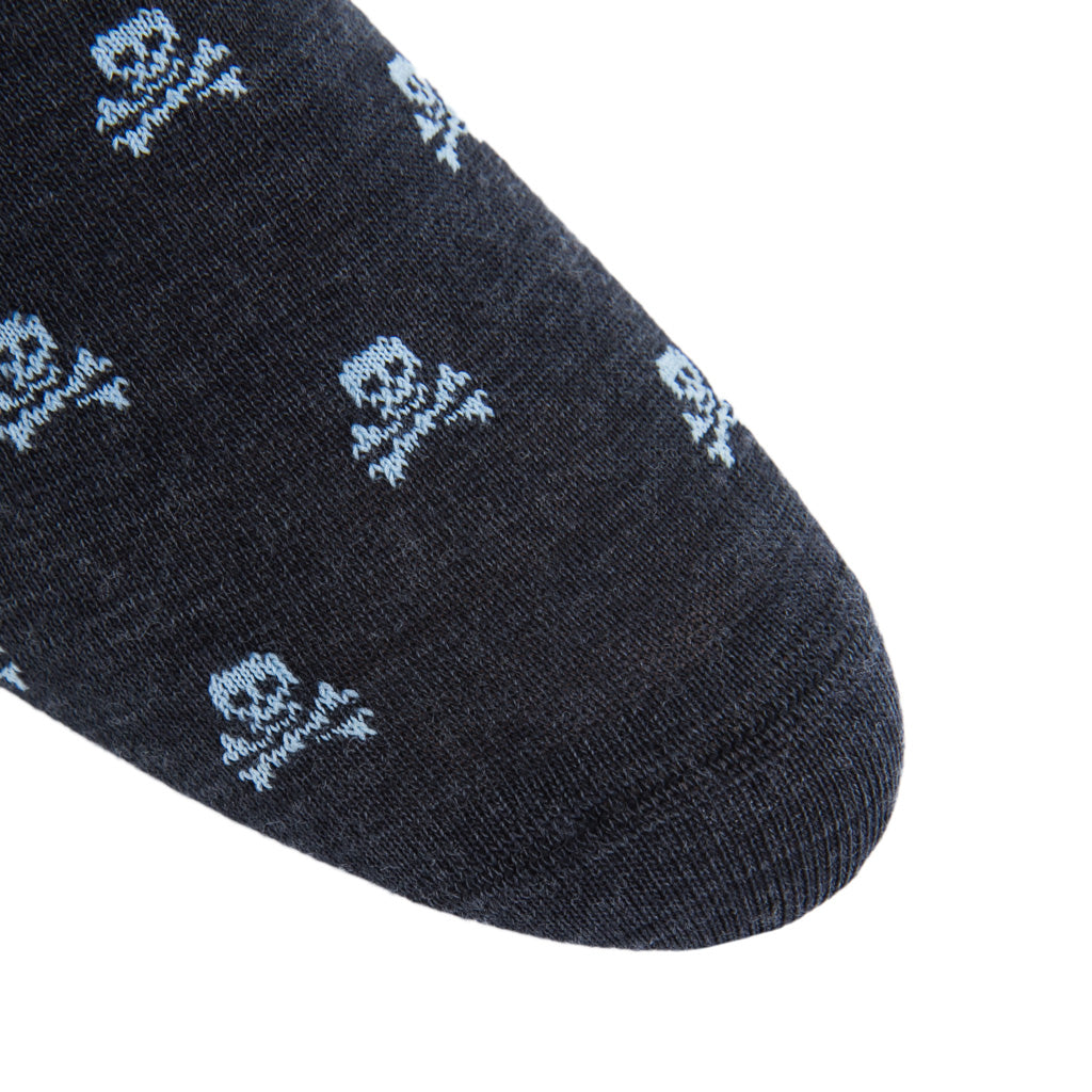 Made-In-USA-Wool-Skull-Crossbone-Sock