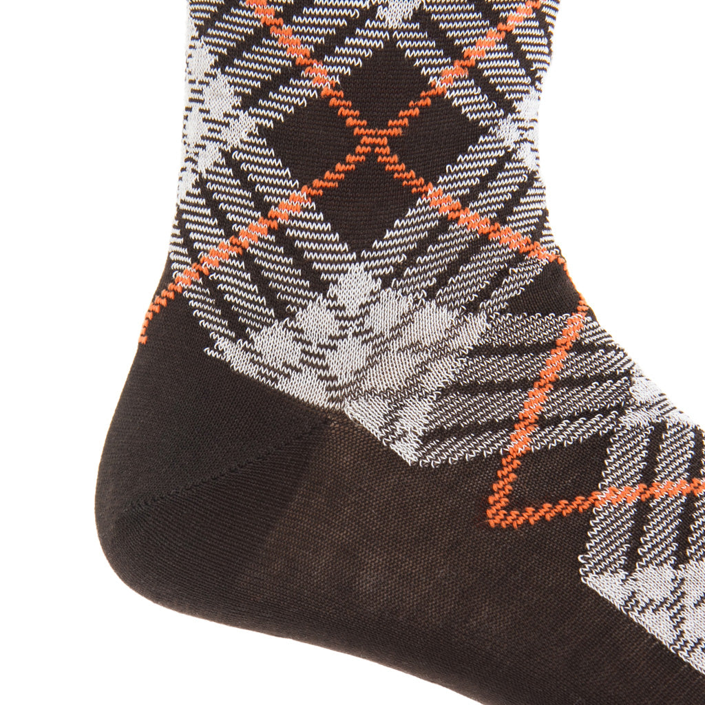 Mid-Calf-Cotton-Tartan-Sock-Made-In-USA