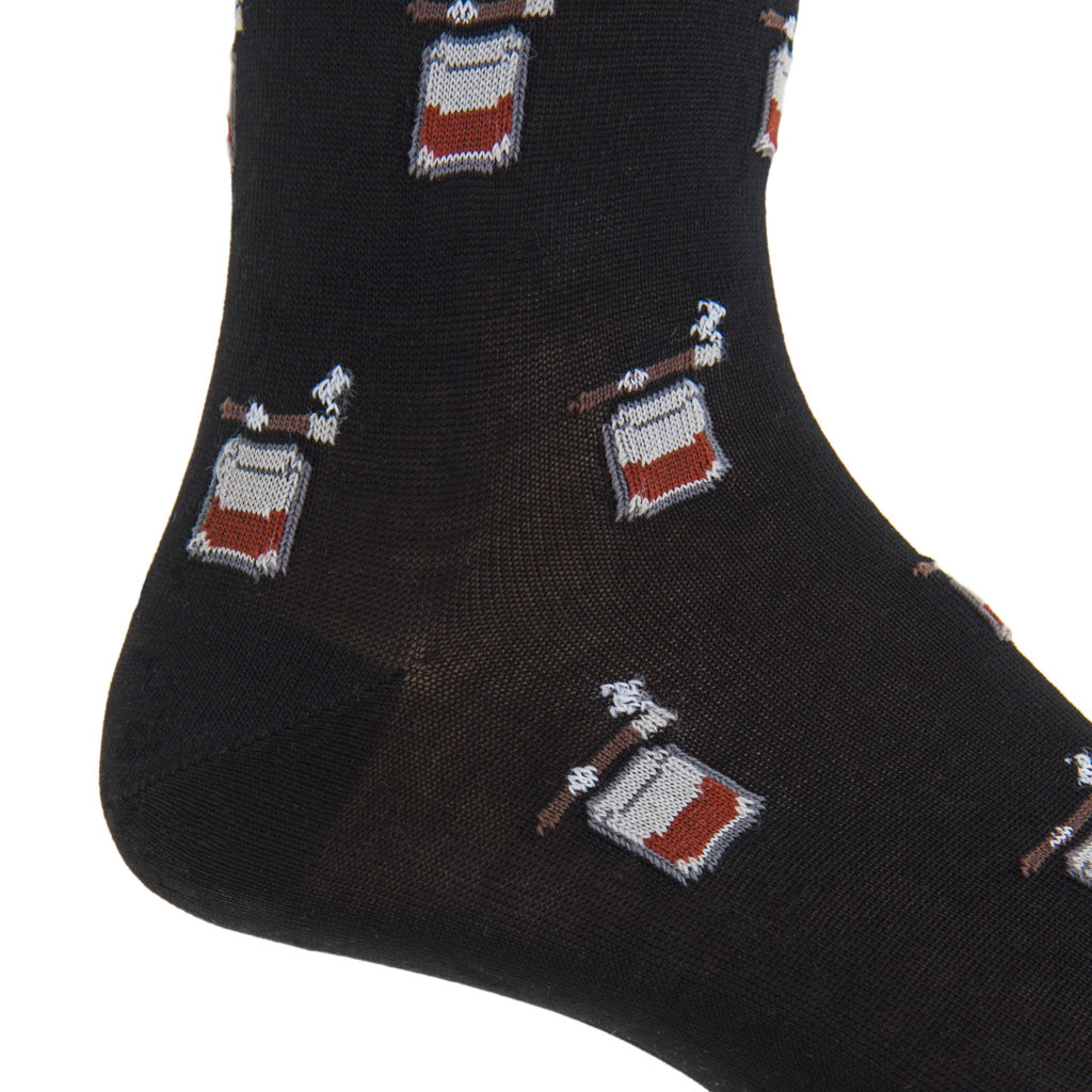 MC-Black-Bourbon-Cigar-Cotton-Sock