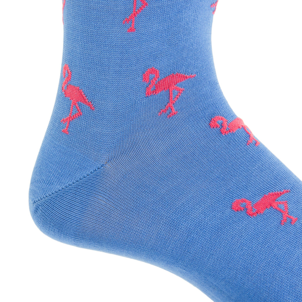 MC-Azure-Blue-Coral-Flamingo-Sock